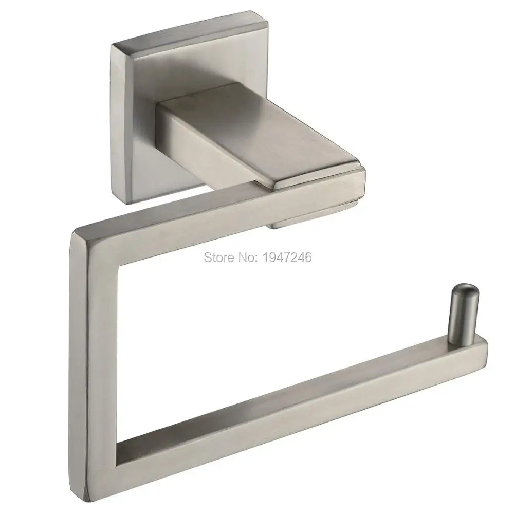 SUS 304 Stainless Steel Wall Mount Toilet Paper Holder Tissue Roll Holder Brushed Nickel
SUS 304 Stainless Steel Wall Mount Toilet Paper Holder Tissue Roll Holder Brushed Nickel