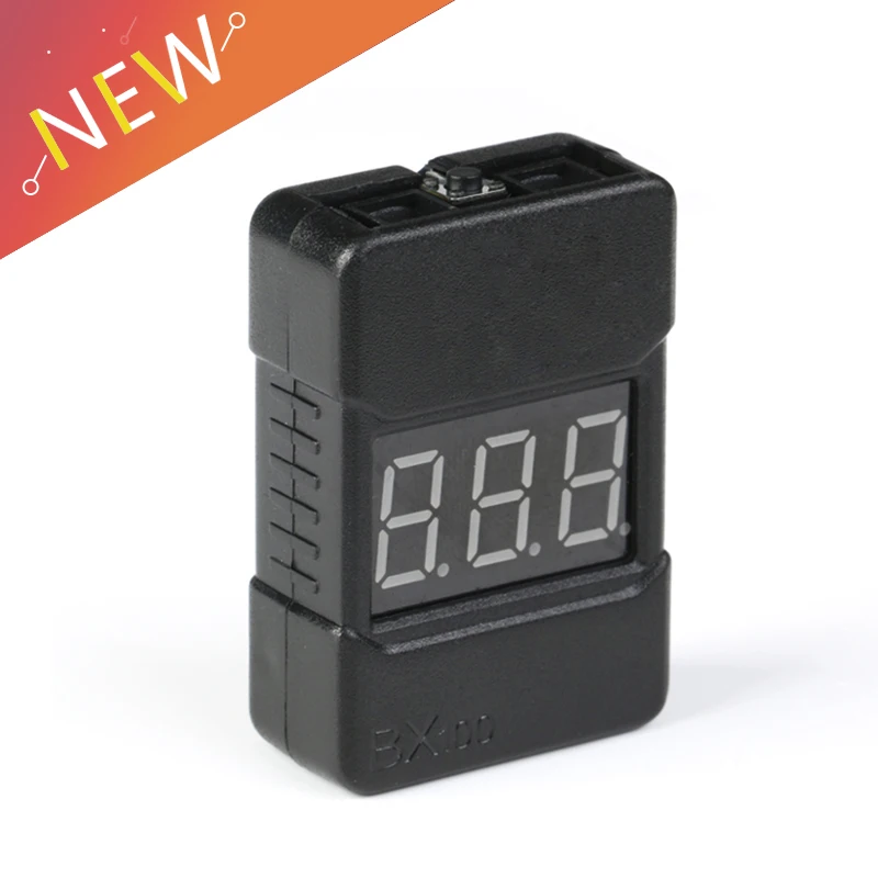 BX100 1-8S Lipo Battery Voltage Tester/ Low Voltage Buzzer Alarm/ Battery Voltage Checker with Dual Speakers
BX100 1-8S Lipo Battery Voltage Tester/ Low Voltage Buzzer Alarm/ Battery Voltage Checker with Dual Speakers