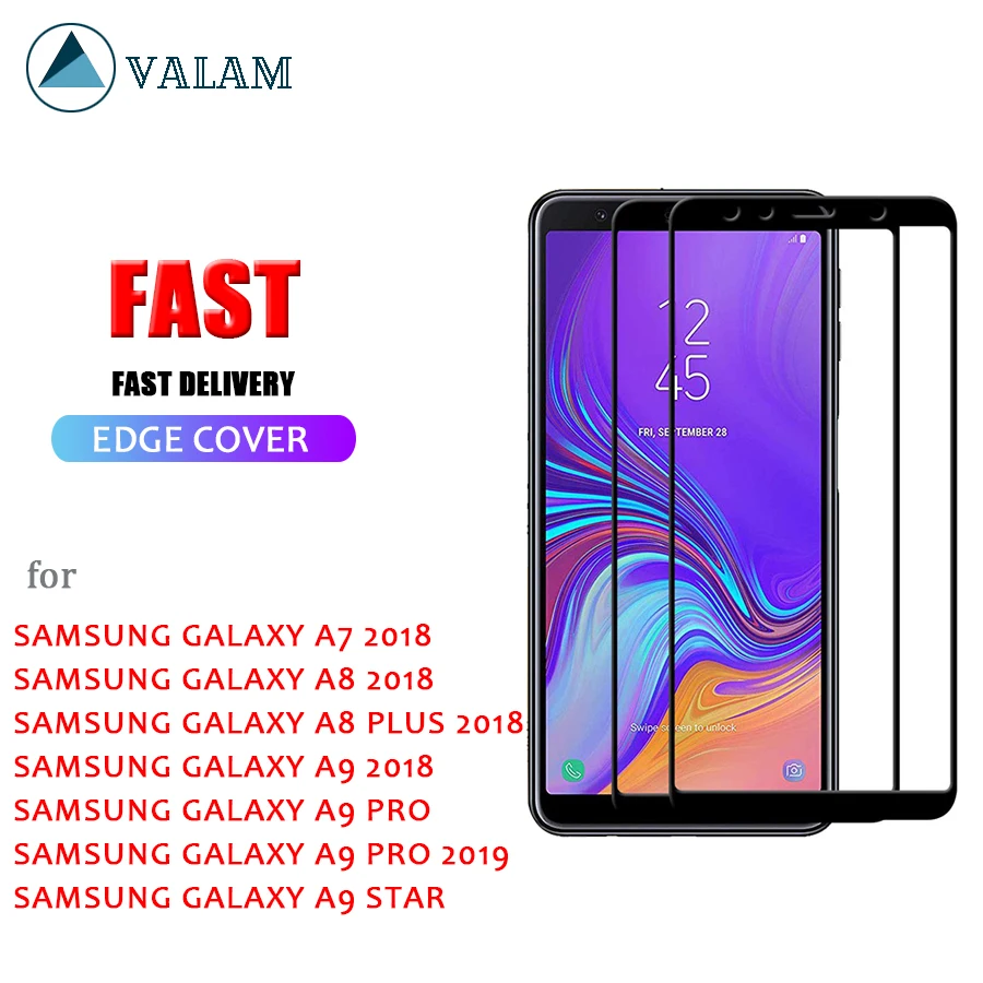 9D Glass Screen Protector For Samsung A7 A8 A9 2018 A9Pro 2019 For Galaxy a8 plus2018 a9 star Screen Cover Full Protection Glass
9D Glass Screen Protector For Samsung A7 A8 A9 2018 A9Pro 2019 For Galaxy a8 plus2018 a9 star Screen Cover Full Protection Glass