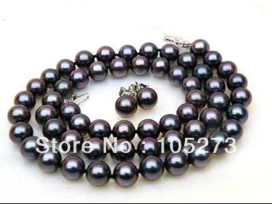 Stunning Pearl Jewelry Set 8-9MM Round Shaper Natural Freshwater Pearl Necklace Earring Fashion Jewellery New Free Shipping
Stunning Pearl Jewelry Set 8-9MM Round Shaper Natural Freshwater Pearl Necklace Earring Fashion Jewellery New Free Shipping
