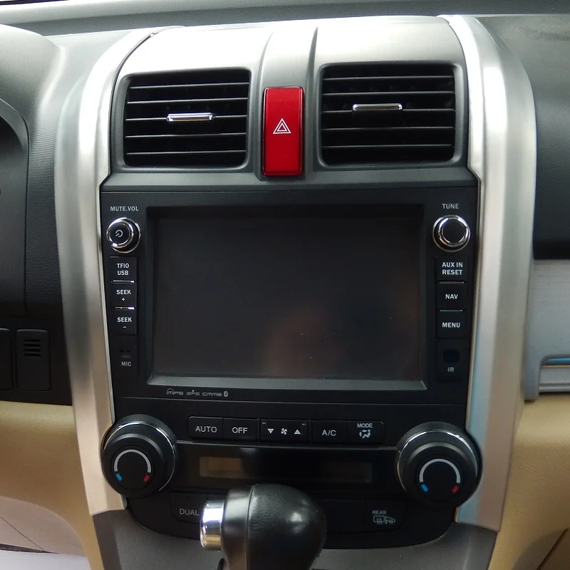 2 шт. декоративные панели для передней из нержавеющей стали Honda CRV CR V 3 го поколения