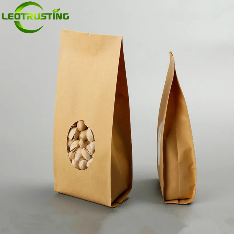 50pcs Kraft Paper Side Gusset Window Bag For Coffee Snack Cookie Tea Packaging Paper Storage Bag Open Top Fast Food Bag
50pcs Kraft Paper Side Gusset Window Bag For Coffee Snack Cookie Tea Packaging Paper Storage Bag Open Top Fast Food Bag