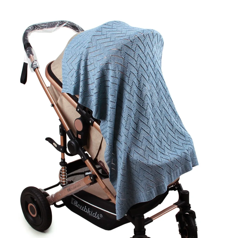 80X100cm Cotton knitted wave hollow crochet wrap summer thin cool newborn Baby AC Blanket kids back seat cover stroller cover
80X100cm Cotton knitted wave hollow crochet wrap summer thin cool newborn Baby AC Blanket kids back seat cover stroller cover