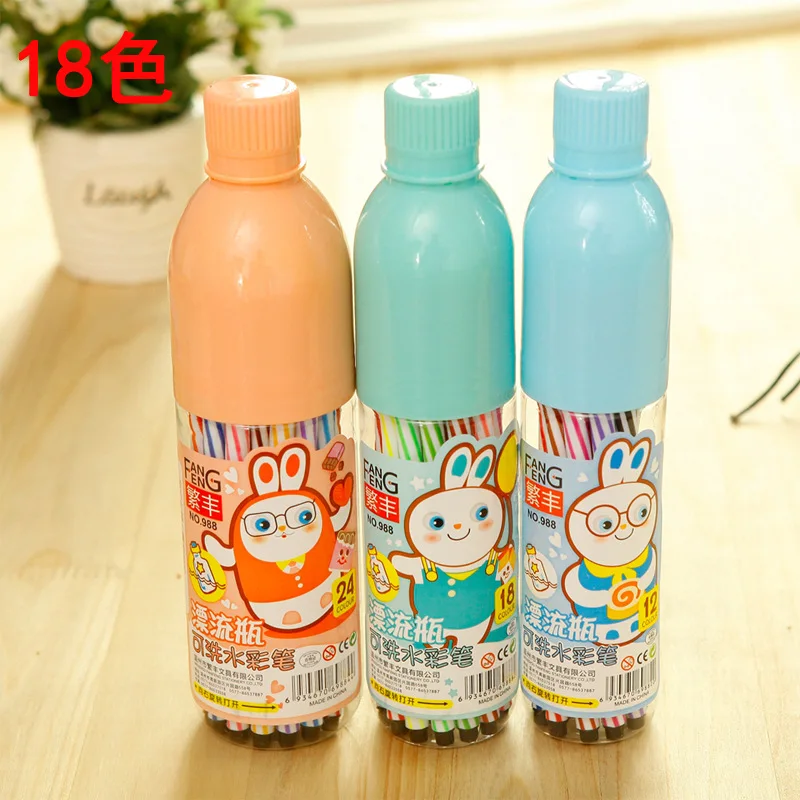 JONVON SATONE school tools The Bottle Shape Watercolor Pen Color 121824 Male And Female Students Fill Children's Painting Brush
JONVON SATONE school tools The Bottle Shape Watercolor Pen Color 121824 Male And Female Students Fill Children's Painting Brush