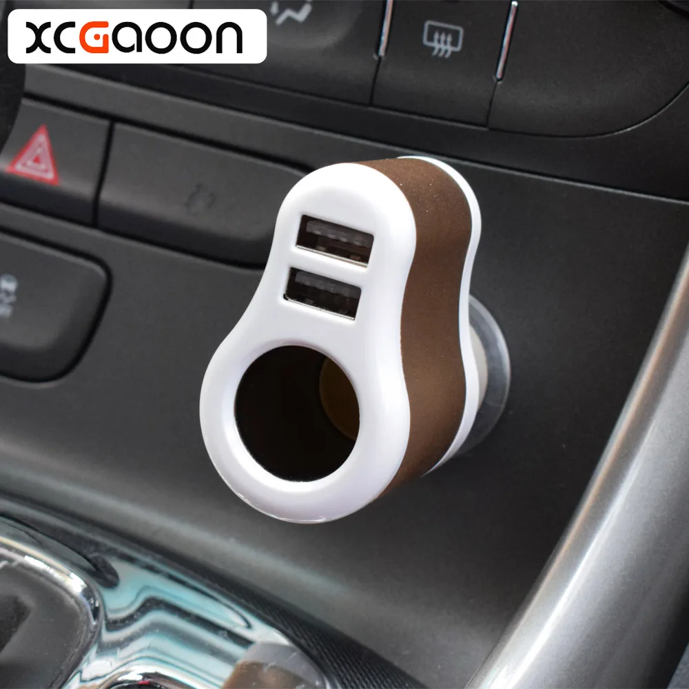 XCGaoon Car Cigarette Lighter Splitter with 2 USB Port 5V 3.1A Car Charger for iPhone & all Mobile / Car DVR GPS
XCGaoon Car Cigarette Lighter Splitter with 2 USB Port 5V 3.1A Car Charger for iPhone & all Mobile / Car DVR GPS
