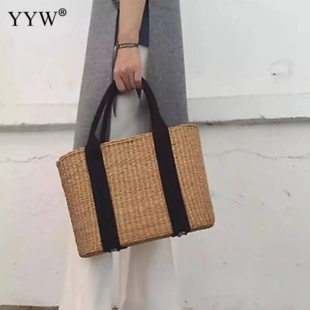 Women Multifuction Woven Rattan Straw Bag Organizer Straw Beach Tote Bag Shoulder Top-Handle Handbag for Shopping Beach Outdoor
Women Multifuction Woven Rattan Straw Bag Organizer Straw Beach Tote Bag Shoulder Top-Handle Handbag for Shopping Beach Outdoor