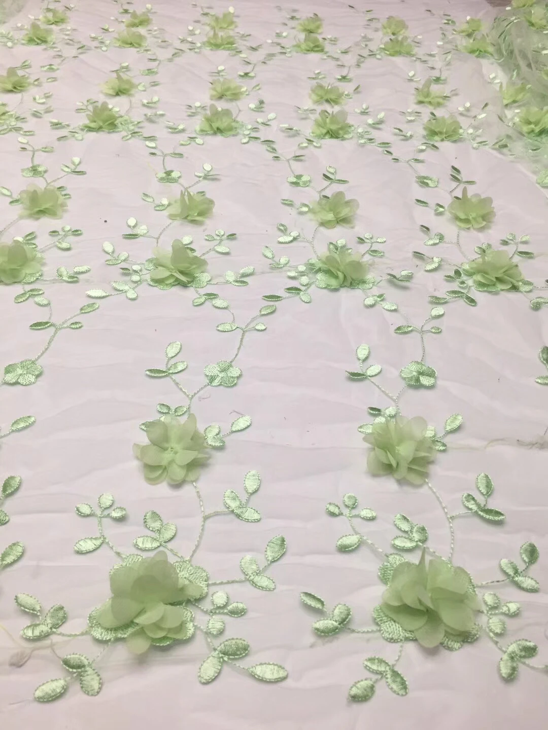 3D flower lace tulle fabric high quality french lace fabric wholesale dubai french lace for wedding party 2018 Green K-D2412
3D flower lace tulle fabric high quality french lace fabric wholesale dubai french lace for wedding party 2018 Green K-D2412