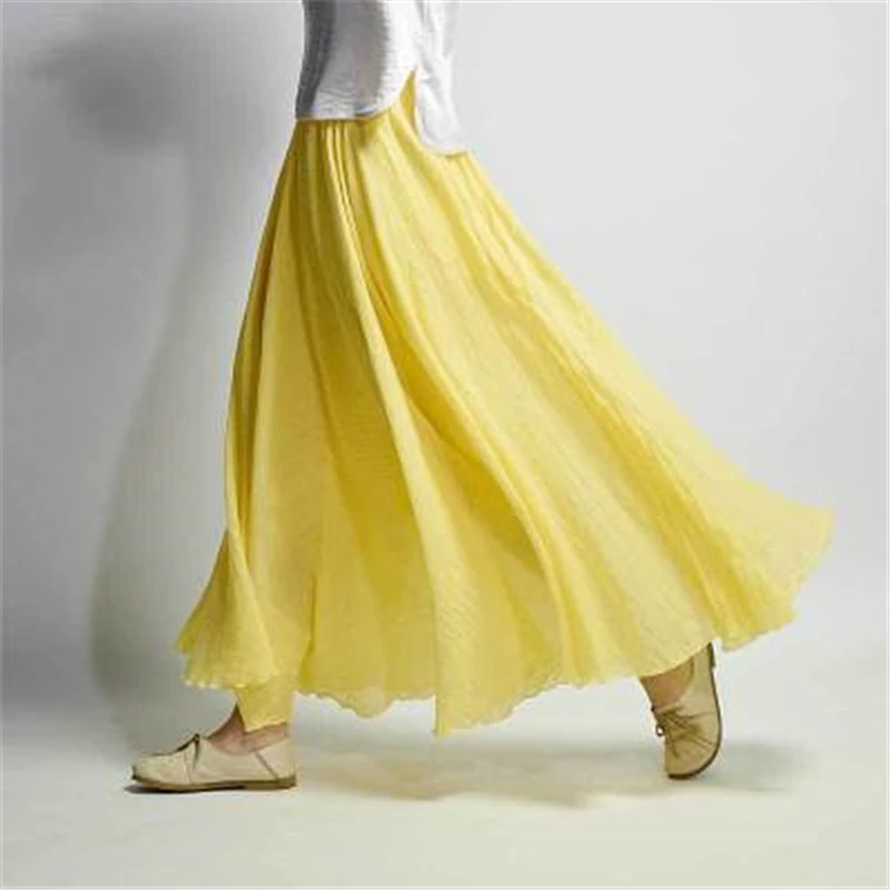 Fashion Long Skirt Casual Skirts Womens Faldas Mujer Moda 2019 Loose and Comfortable Clothes Vestido De Festa Linen Cotton
Fashion Long Skirt Casual Skirts Womens Faldas Mujer Moda 2019 Loose and Comfortable Clothes Vestido De Festa Linen Cotton