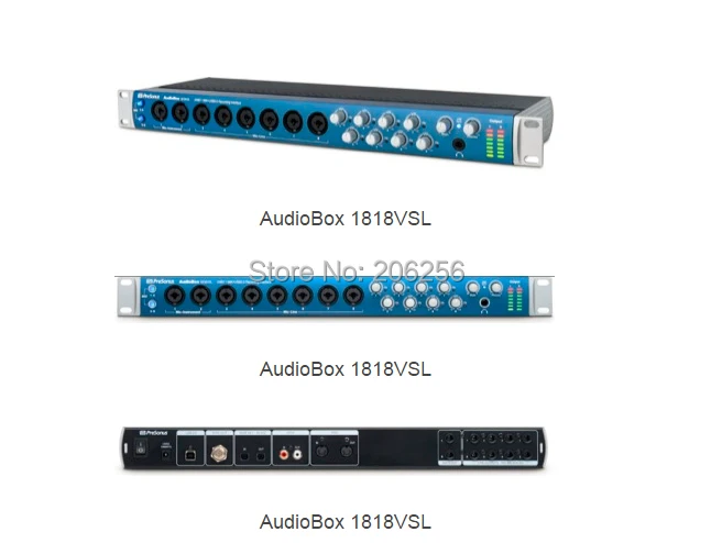 Новый PreSonus audiobox 1818VSL профессиональный аудиоинтерфейс с ADAT группа записей advanced 18x18
