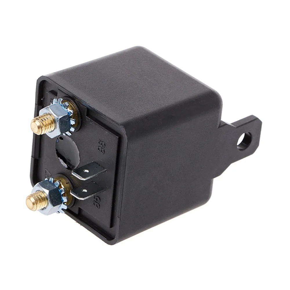DC 12V 100Amp Start Relay 4Pin Heavy Duty ON/OFF Switch Split Charge For Auto Car 4.3x4.3x4.4cm | Обустройство дома