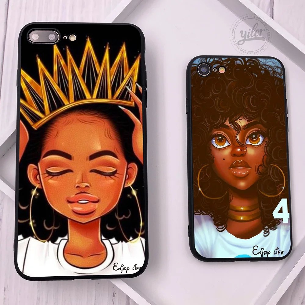 Melanin Poppin Personalized Black girls For Fundas iPhone 12 Mini XS 11 Pro Max Case for iPhone 8 7 6 6S Plus X 5S SE 2020 case
Melanin Poppin Personalized Black girls For Fundas iPhone 12 Mini XS 11 Pro Max Case for iPhone 8 7 6 6S Plus X 5S SE 2020 case