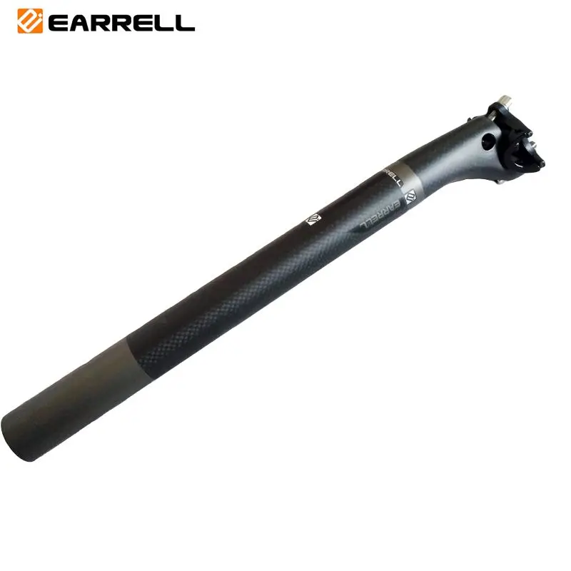 Подседельный штырь earrella для велосипеда Carbon Road/Mtb 3K глянцевый/матовый офсетный 27