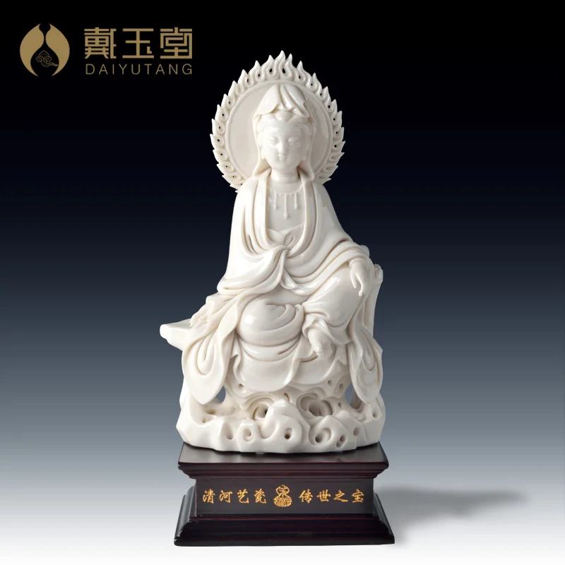 Dai Yutang Dehua porcelain works of master Su Youde be signed/8 inch rock fire goddess D29-28
Dai Yutang Dehua porcelain works of master Su Youde be signed/8 inch rock fire goddess D29-28