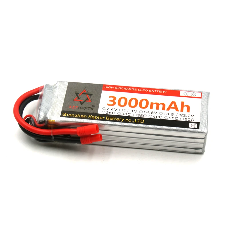RC Lipo Battery 3s 11.1v 3000mAh Car Plane Boat Lithium Ion Polymer Battery For Truck Tank Drone Helicopter
RC Lipo Battery 3s 11.1v 3000mAh Car Plane Boat Lithium Ion Polymer Battery For Truck Tank Drone Helicopter