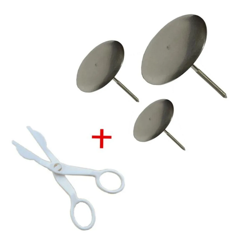 3 size Stainless Steel Sugarcraft Cupcake Cake Stand Cake Flower Needle Icing Cream Flower Decorating Nail Tool + Cream Scissor
3 size Stainless Steel Sugarcraft Cupcake Cake Stand Cake Flower Needle Icing Cream Flower Decorating Nail Tool + Cream Scissor