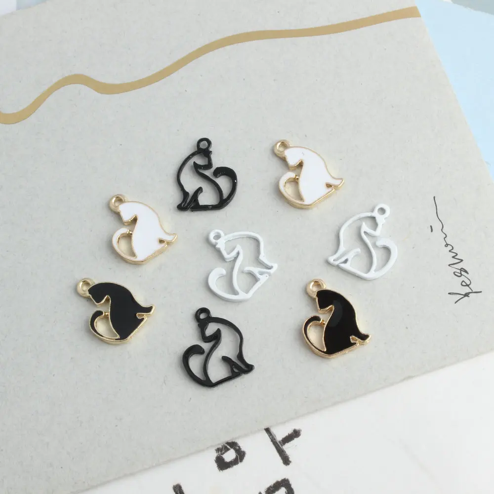2019 Cute Solid Hollow Cat Charms Metal Gold Alloy Connector Charms For Jewelry Making Pendant for Women DIY Jewelry Accessories
2019 Cute Solid Hollow Cat Charms Metal Gold Alloy Connector Charms For Jewelry Making Pendant for Women DIY Jewelry Accessories