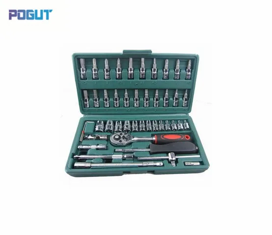 Hot Selling Free shipping, 46pcs/set steel auto sleeve combination tool wrench set car and motorcycle repair tools
Hot Selling Free shipping, 46pcs/set steel auto sleeve combination tool wrench set car and motorcycle repair tools