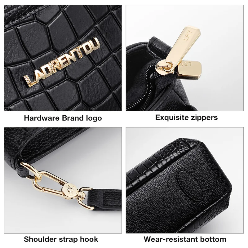 Laorentou Alligator Female Crossbody Bag Women Skin Bag Quality Elegant Cowhide Leather Messenger Bag Valentine's Day present
Laorentou Alligator Female Crossbody Bag Women Skin Bag Quality Elegant Cowhide Leather Messenger Bag Valentine's Day present