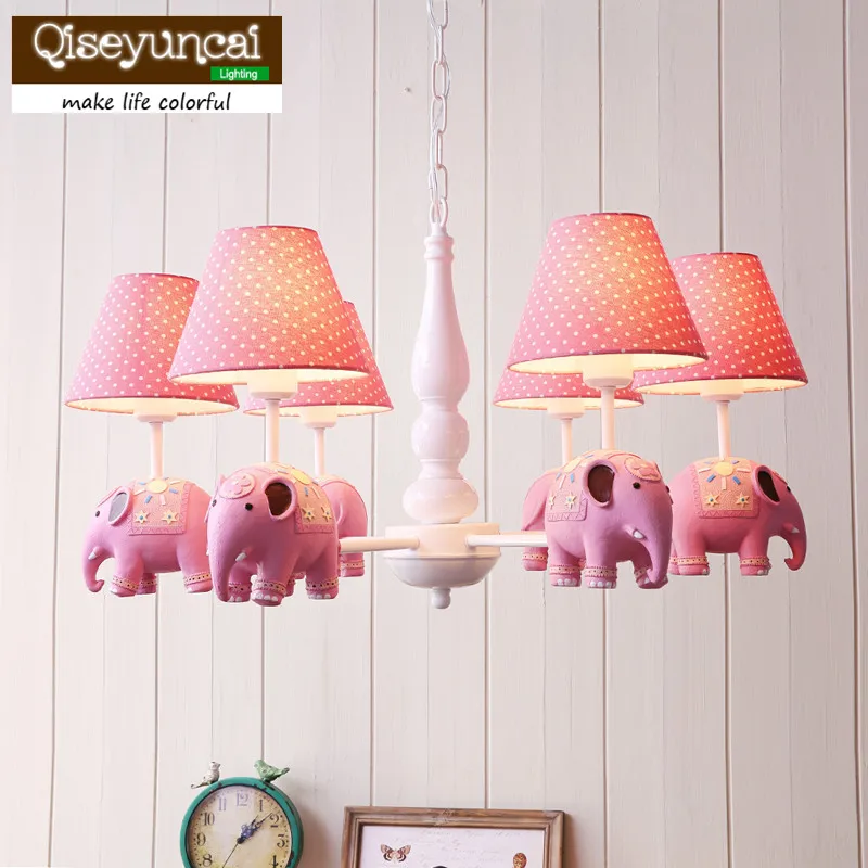 Qiseyuncai Elephant living room dining room chandelier small fresh rural American fashion simple children's bedroom Chandelier
Qiseyuncai Elephant living room dining room chandelier small fresh rural American fashion simple children's bedroom Chandelier