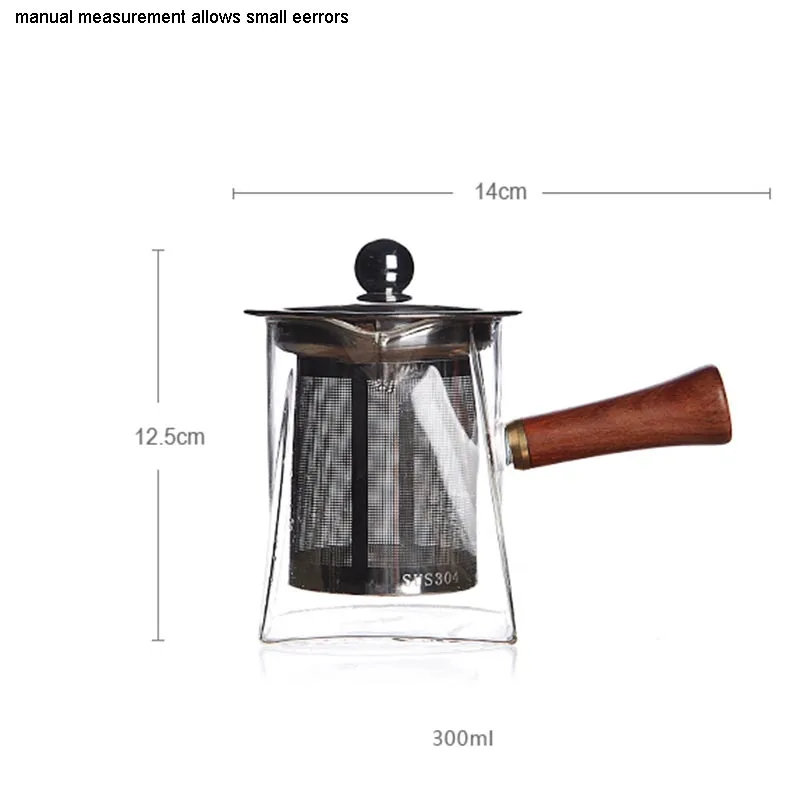 (Can Be Burned) 400ml Home Kung Fu Tea Set Heat Resistant Glass Side Hand Grip Kettle Lemon Flower Teapots with Filter Drinkware
(Can Be Burned) 400ml Home Kung Fu Tea Set Heat Resistant Glass Side Hand Grip Kettle Lemon Flower Teapots with Filter Drinkware