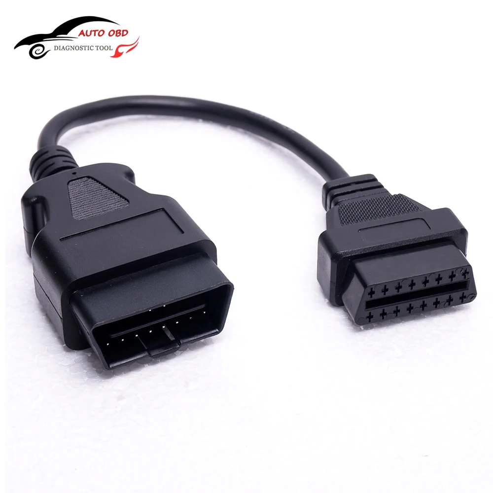 30CM OBD II Cable 16 Pin to 16pin Socket Adapter Cable Male To Female Connector OBD2 Extended Interface Line Car Diagnostic
30CM OBD II Cable 16 Pin to 16pin Socket Adapter Cable Male To Female Connector OBD2 Extended Interface Line Car Diagnostic