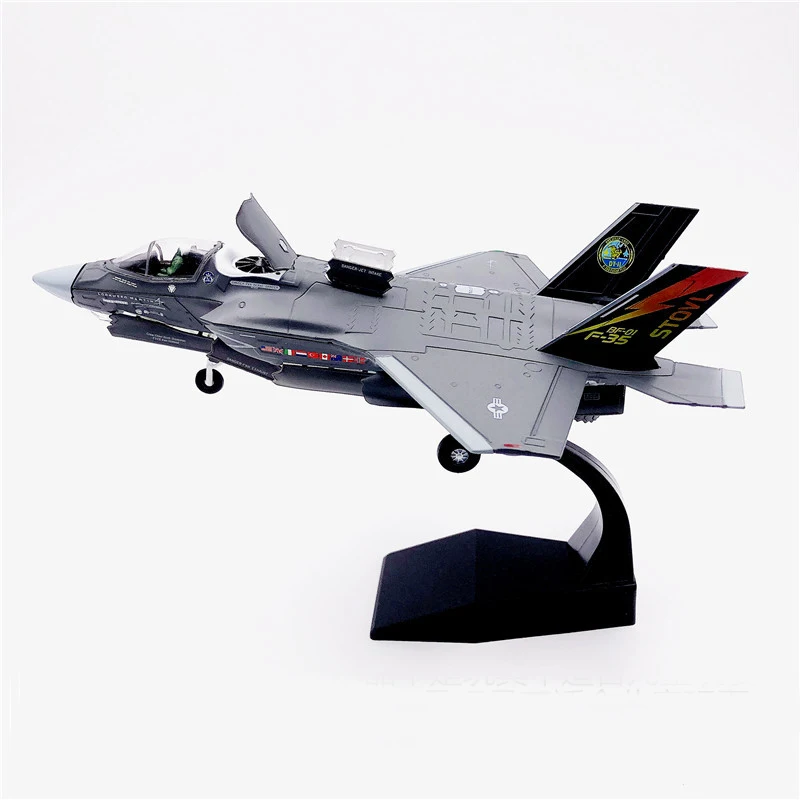 Редкое специальное предложение, Модель корпуса морской пехоты США F35B 1:72, вертикальный взлет и посадка, истребитель из сплава, готовая продукция
Редкое специальное предложение, Модель корпуса морской пехоты США F35B 1:72, вертикальный взлет и посадка, истребитель из сплава, готовая продукция