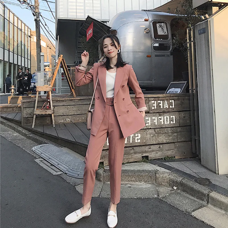 Women pants suit 2 Piece Sets Pant Suits Women Loose Blazer Jacket & Straight Pant Office Lady Suit Women Outfits
Women pants suit 2 Piece Sets Pant Suits Women Loose Blazer Jacket & Straight Pant Office Lady Suit Women Outfits