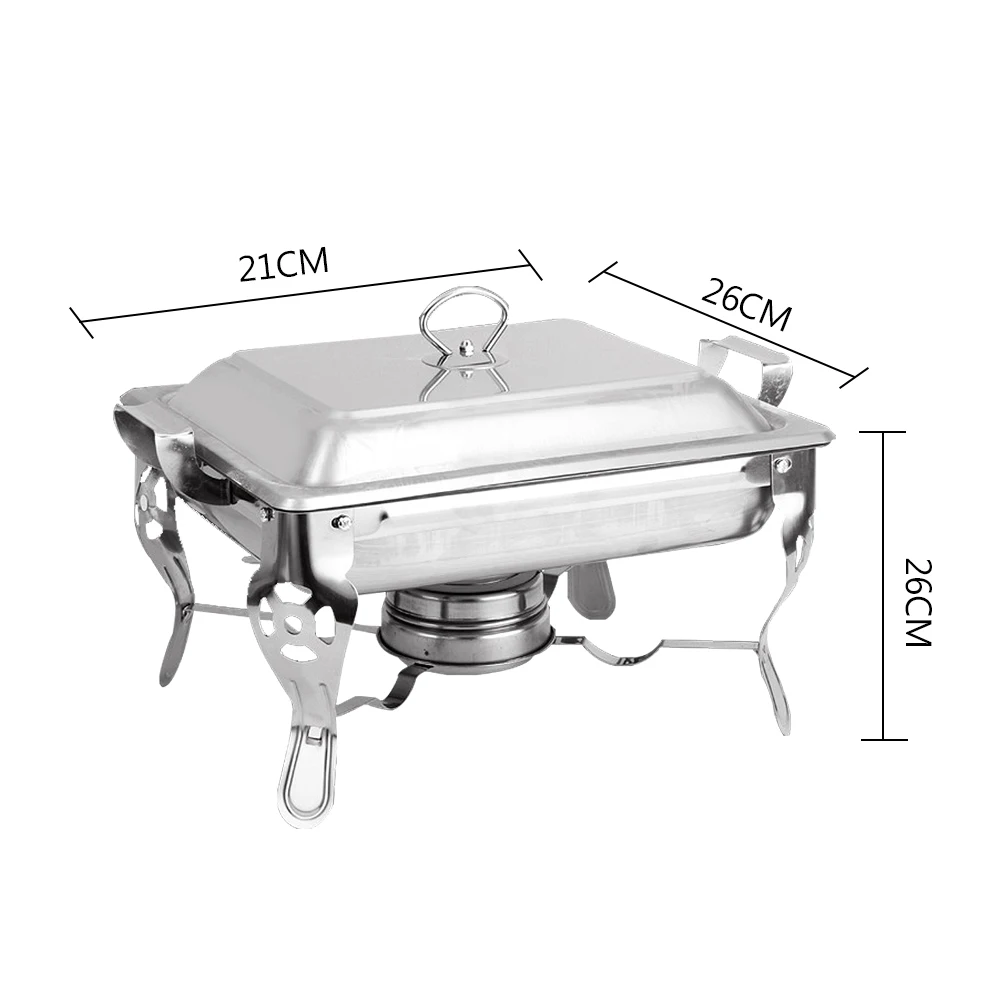 4pcs Stainless Steel Square Heating Buffet Stove Buffy Furnace Breakfast Insulation Furnace Restaurant Food Holding for Wedding
4pcs Stainless Steel Square Heating Buffet Stove Buffy Furnace Breakfast Insulation Furnace Restaurant Food Holding for Wedding