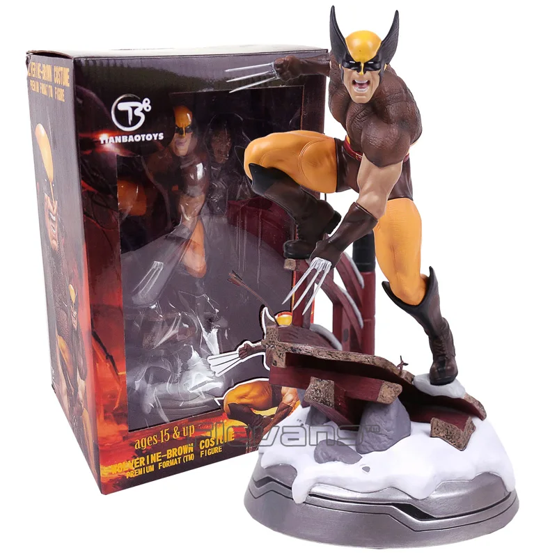 Marvel X Men Росомаха Логан статуя ПВХ фигурка Коллекционная модель игрушка|Игровые