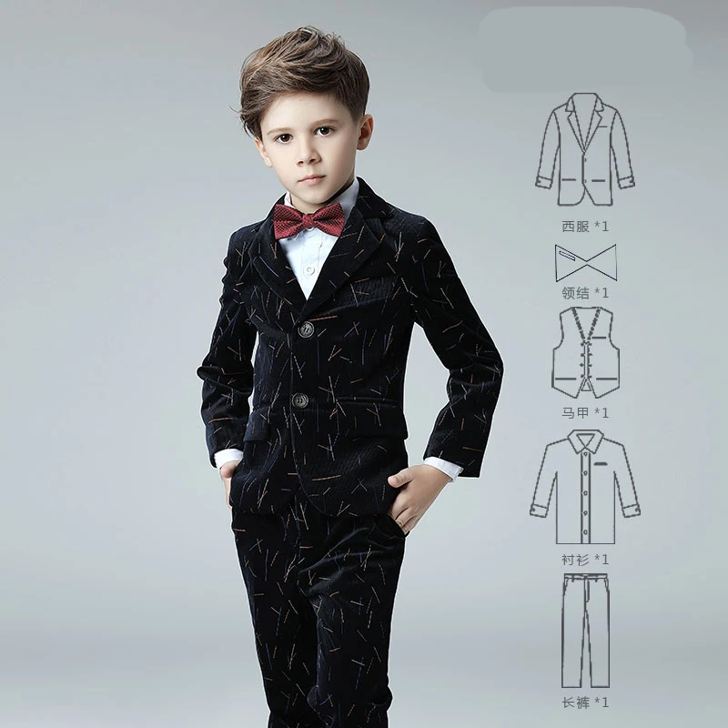 Высококачественный Детский костюм новый весенне осенний корейский для