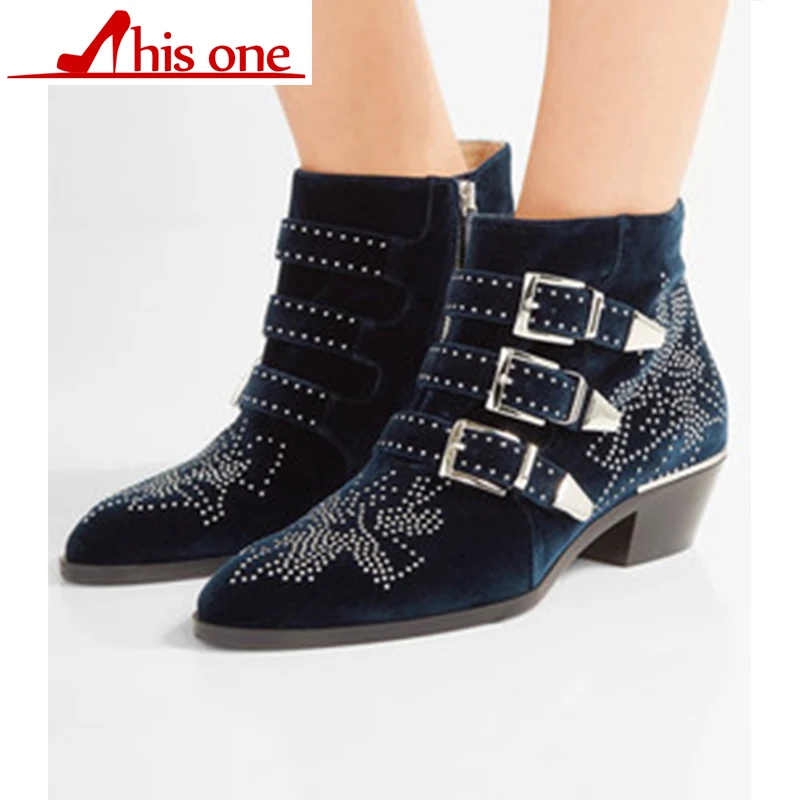 Fashion Luxury Brand Woman Buckle Strap Rivet Studs Leather/Short Plush Ankle Boots Women Spiked Chunky Heels Motorcycle Boots
Fashion Luxury Brand Woman Buckle Strap Rivet Studs Leather/Short Plush Ankle Boots Women Spiked Chunky Heels Motorcycle Boots