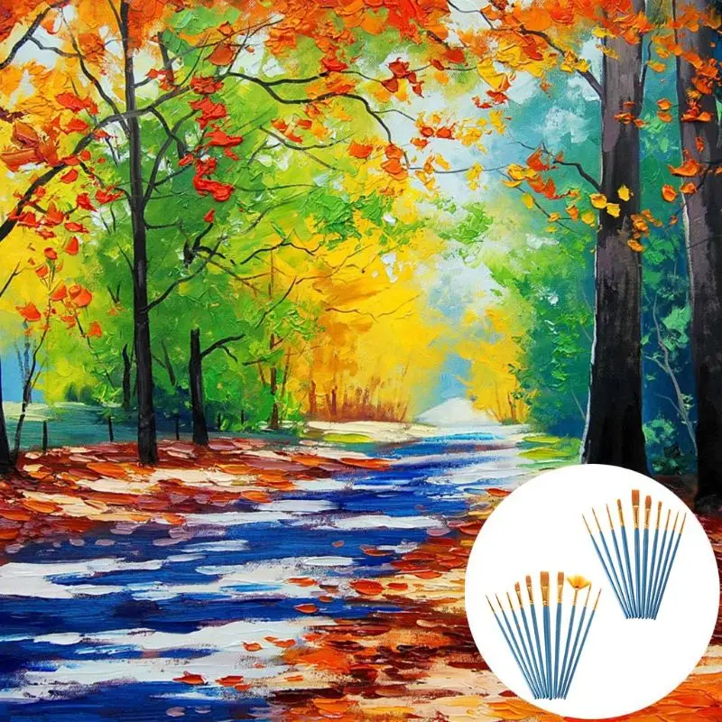 20pcs/set Artist Paint Brush Nylon Hair Watercolor Acrylic Oil Painting Drawing Supplies Art Accessory
20pcs/set Artist Paint Brush Nylon Hair Watercolor Acrylic Oil Painting Drawing Supplies Art Accessory