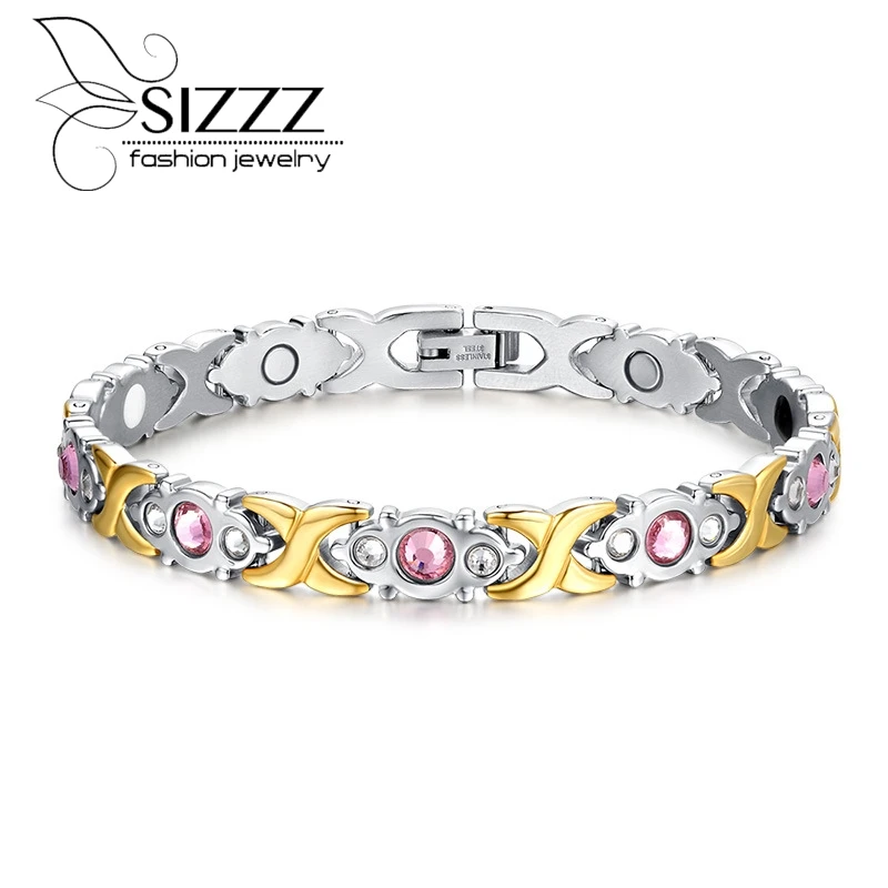 Fashion Bracelet Jewelry Energy Health Magnetic Bracelets for Women Balance Bracelets & Bangles
Fashion Bracelet Jewelry Energy Health Magnetic Bracelets for Women Balance Bracelets & Bangles