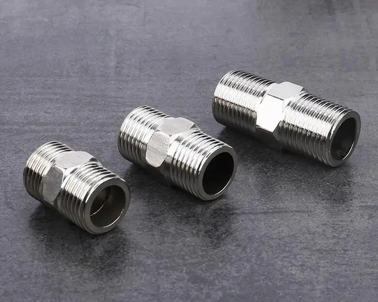 3pcs 1/2" Male x 1/2" Male Hex Nipple SS 304 Threaded Pipe Fitting NPT megairon 
3pcs 1/2" Male x 1/2" Male Hex Nipple SS 304 Threaded Pipe Fitting NPT megairon