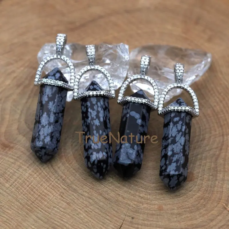 Wholesale Bullet Charm Double Terminated Snowflake Jaspers Point Pendant Gold Cap Single Bail DIY In 45*10 mm PM7410
Wholesale Bullet Charm Double Terminated Snowflake Jaspers Point Pendant Gold Cap Single Bail DIY In 45*10 mm PM7410