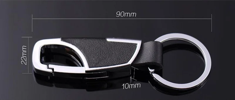 Car styling Metal Head layer cowhide key Chain case For Cadillac ATS BLS CTS XT4 XT5 ATSL XTS STS SRX Escalade | Автомобили и