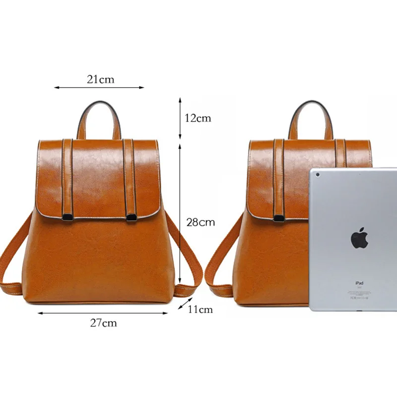 Vintage High Quality Genuine Leather School Bags For Teenage Girls Travel Backpack Shoulder Bag Cowhide Female Bookbag Mochila
Vintage High Quality Genuine Leather School Bags For Teenage Girls Travel Backpack Shoulder Bag Cowhide Female Bookbag Mochila