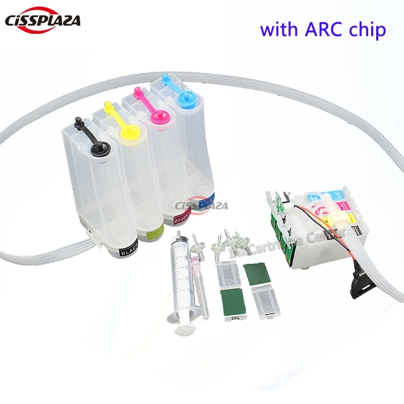 CISSPLAZA 1set T1931 193XL CISS compatible for epson WF-2521 wf-2531 wf-2541 wf-2631 cis Continuous Ink Supply System
CISSPLAZA 1set T1931 193XL CISS compatible for epson WF-2521 wf-2531 wf-2541 wf-2631 cis Continuous Ink Supply System