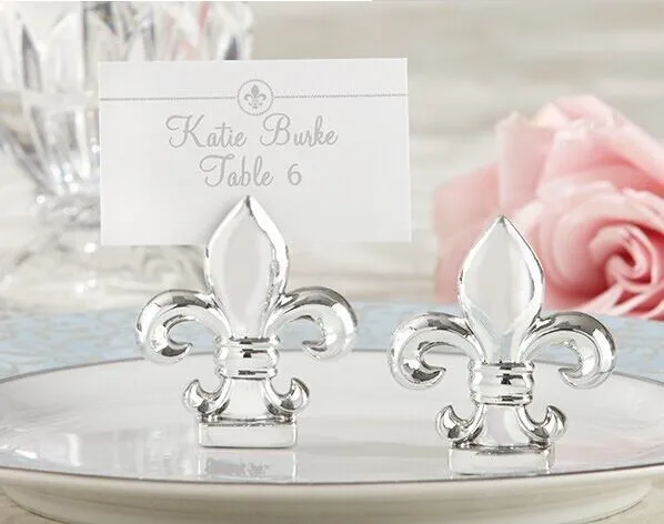 wedding party decorations--"Fleur de Lis" Silver-Finish Place name Card/Photo Holder table number holder 20pcs/lot
wedding party decorations--"Fleur de Lis" Silver-Finish Place name Card/Photo Holder table number holder 20pcs/lot