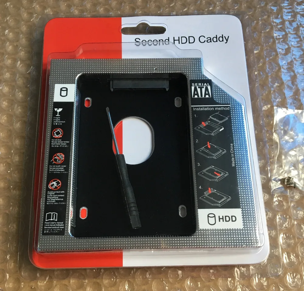 New 2nd HDD Caddy 9.5mm SATA 2.5'' SSD Hard Drive Case For Sony Vaio 15 Svf15 svf15a1m2es
New 2nd HDD Caddy 9.5mm SATA 2.5'' SSD Hard Drive Case For Sony Vaio 15 Svf15 svf15a1m2es