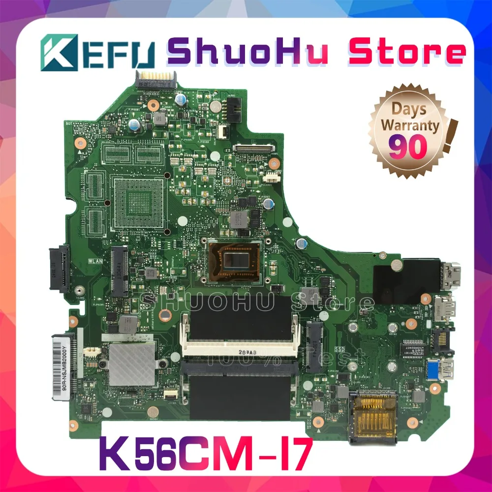 K56CM Motherboard For ASUS K56CB S550CM S550CB S56C K56C K56CA Laptop Motherboard I7-3517U Motherboard Test 100% Working
K56CM Motherboard For ASUS K56CB S550CM S550CB S56C K56C K56CA Laptop Motherboard I7-3517U Motherboard Test 100% Working