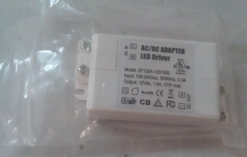 100V-240V to 12V 1A 12W LED Driver AC DC Adapter Power Supply Lighting Transformer for LED Lamp Strip 110V 220V
100V-240V to 12V 1A 12W LED Driver AC DC Adapter Power Supply Lighting Transformer for LED Lamp Strip 110V 220V