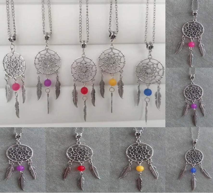 Fashion Jewelry Dream Catcher&Feather & Bead Charms Statement Choker Short Necklace Pendant Accessories 10PCS B491
Fashion Jewelry Dream Catcher&Feather & Bead Charms Statement Choker Short Necklace Pendant Accessories 10PCS B491
