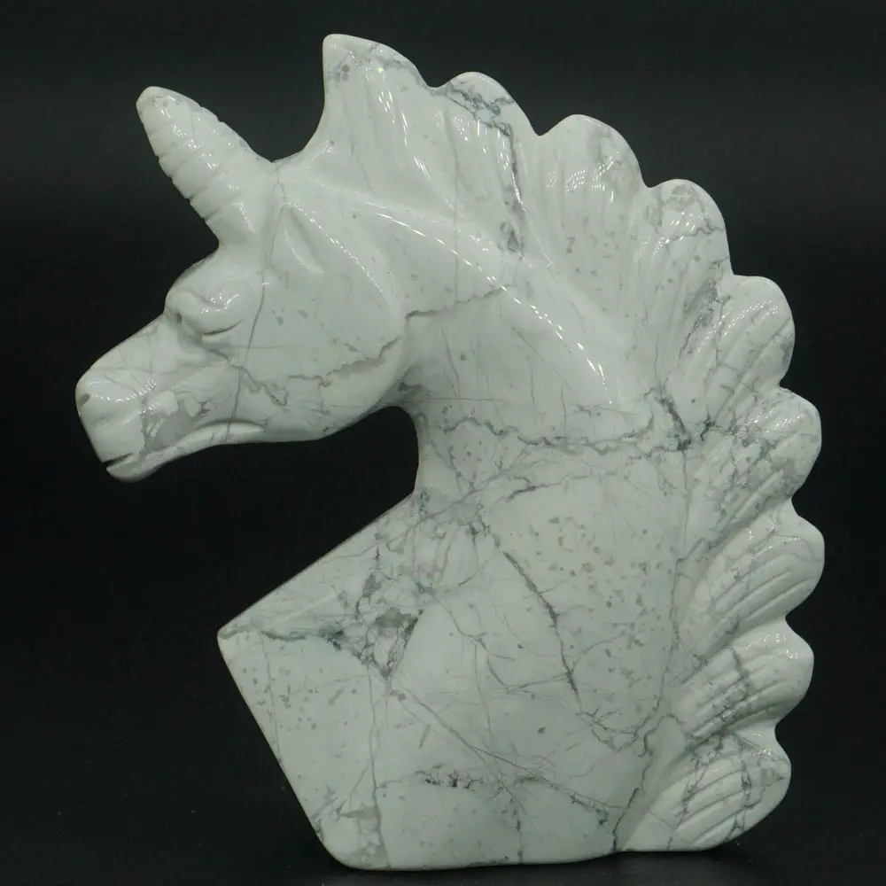 3" Natural Gemstone White Howlite Turquoise Unicorn Figurine Reiki Healing Crystal Statue Decor#W2
3" Natural Gemstone White Howlite Turquoise Unicorn Figurine Reiki Healing Crystal Statue Decor#W2