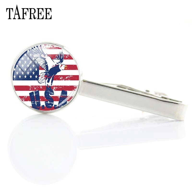 TAFREE Simple Necktie Tie Clasp Clip American flag Gentleman Metal Tie Clip for Men Tie Bar Clips Pin Mens Gift FG113
TAFREE Simple Necktie Tie Clasp Clip American flag Gentleman Metal Tie Clip for Men Tie Bar Clips Pin Mens Gift FG113