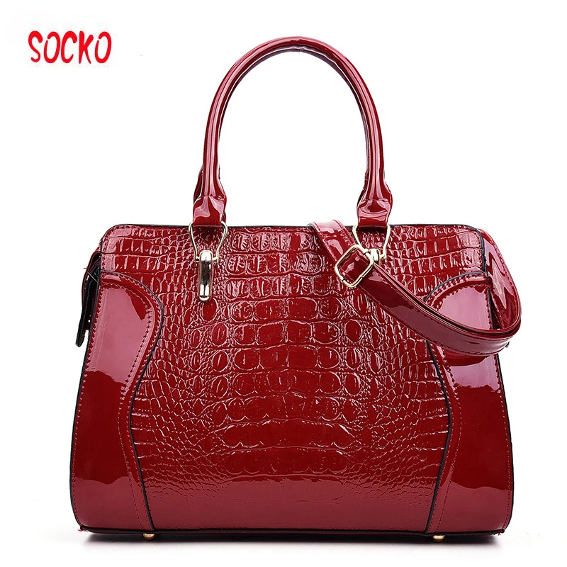 Women Handbag Crocodile Pattern Composite Bag Women Shoulder Bags Black Red Pu Leather Handbag Messenger Bag h50
Women Handbag Crocodile Pattern Composite Bag Women Shoulder Bags Black Red Pu Leather Handbag Messenger Bag h50
