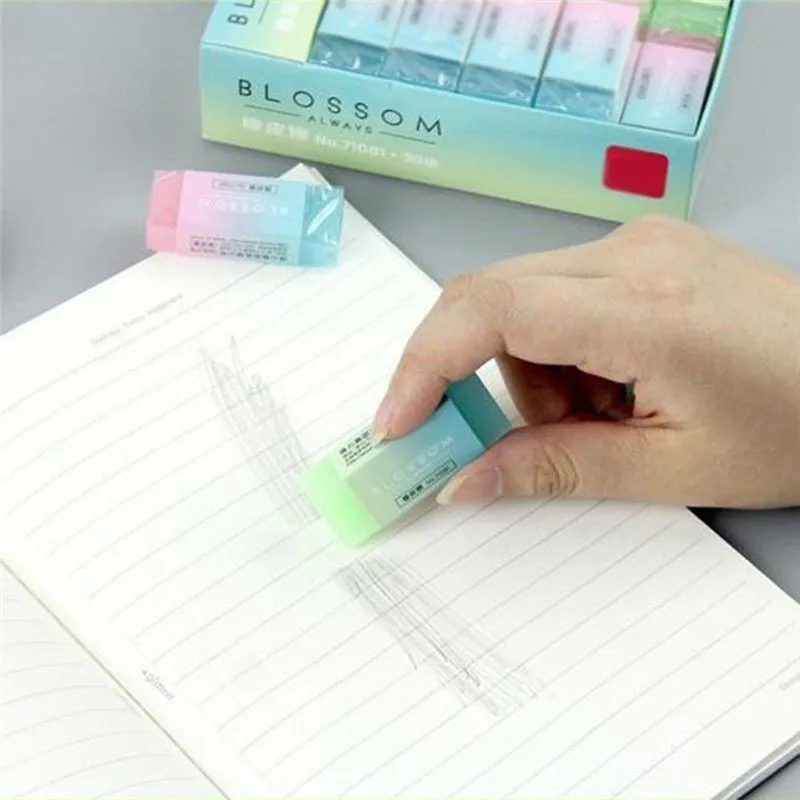 1 Pcs Candy gradient Soft Durable Flexible Cube Cute Pencil Rubber Erasers For School Kids Office School Stationery Supplies
1 Pcs Candy gradient Soft Durable Flexible Cube Cute Pencil Rubber Erasers For School Kids Office School Stationery Supplies