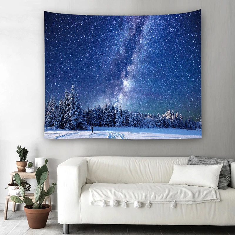 Digital Print Tapestry Wall Decoration Beach Towel forest starry sky Sofa backdrop home improvement
Digital Print Tapestry Wall Decoration Beach Towel forest starry sky Sofa backdrop home improvement