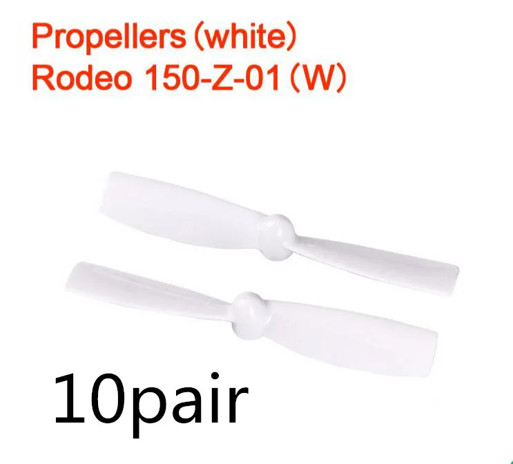 Пропеллеры 10x WALKERA детали Rodeo 150-Z-01(W) Rodeo 150-Z-01(B) 10CW10 CCW белые, черные
Пропеллеры 10x WALKERA детали Rodeo 150-Z-01(W) Rodeo 150-Z-01(B) 10CW10 CCW белые, черные