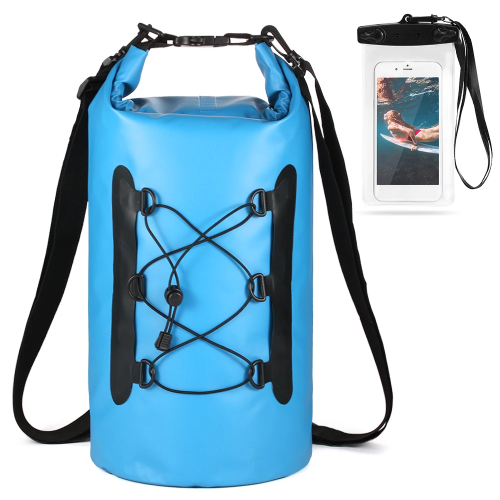 15L Waterproof Dry Bag with Phone Case Bag Roll Top Dry Sack For Kayaking Boating Fishing Surfing Swimming Rafting
15L Waterproof Dry Bag with Phone Case Bag Roll Top Dry Sack For Kayaking Boating Fishing Surfing Swimming Rafting